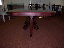 Platform Table with Support Legs