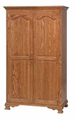 Amish Made Oak Heritage Wardrobe