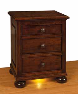 Rosemont Brown Maple Custom Nightstand