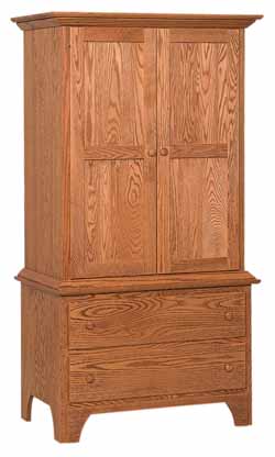 Amish Shaker Armoire