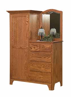 Amish Single Door L Chest