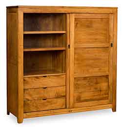 Amish Crafted Addison Anywhere Cabinet Open