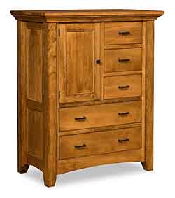 Amish Crafted Bedroom Freemont Door Cabinet