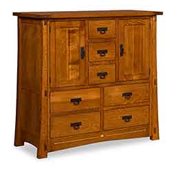 Amish Crafted His and Hers Bedroom Cabinet