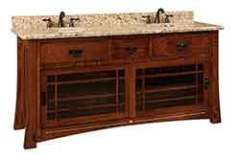 Here is the 72" larger version of our Morgan style vanity cabinet. Its seen here with a double sink and a spacious base.