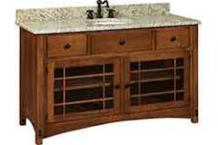 If you don't have the space for a large vanity we can help with our single sink version. Choose the counter top of your liking.
