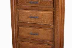 Here is our 5 drawer custom Homestead Lingerie chest. This one is made with quarter sawn Oak wood.