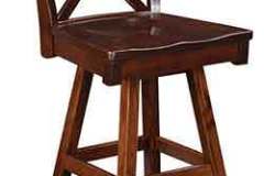 FIV-Amish-Custom-Tables-Single-X-Barstool
