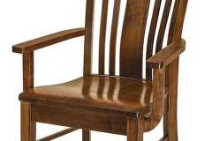 The Bennett arm chair will make a grand statement in your formal dinning room. The Arts and Craft design is felt in the Bennett chair.