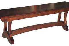 A beautiful bench is the Bridgeport custom Amish made bench that can be used just about anywhere in your home. For the seating of kids at your table this is the best choice.