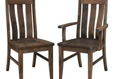 This is one of the two style of Carr chairs, hence the #2. This custom designed Amish made chair is very sturdy no matter what wood it is made with or what color it is stained.