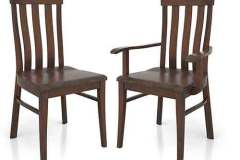 The seat of the custom Amish made Delta chair is just a bit wider than normal and provides a bit more seating room for you. It can be made as an armchair, a bar stool, or a desk chair as well. You can also have a cushioned seat instead of a wood seat.