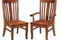 Our Amish custom built Eagle chair won't fly away from you. It can be crafted is several different solid hardwoods and stained a color of your choice.