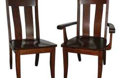 Elegant but simple describes our custom Amish made Heritage chairs. It is that lumbar support for those who have bad backs and is a very comfortable chair to set in, have your meal, and visit with family. Armchairs, side chairs, bar stools, and counter stools are all available.