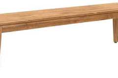 With its clean lines and plain look, our custom Amish made Shaker style bench will go with about anything in your home. It can be made in several different widths with 3', 4', 5', and 6' being the most common.