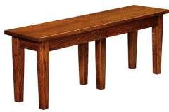 Leaves are available for the custom Denver bench.