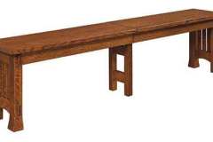 Complete you Olde Century dining set with a matching bench that can expand with your table.  The Olde Century Dining Bench can be crafted with an equal number of leaves to your table so there will always be a place to sit.
