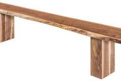 Amish custom Rio Vista live edge bench. Available in different sizes.
