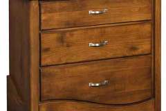 As with the other changer pieces in this line, the 3-drawer version simply flips over to use as a flat top dresser.