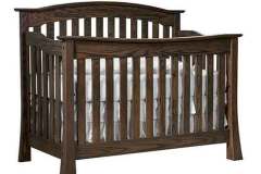 Our Addison custom crib comes with slatted sides all the way around. Feel free to ask us any questions you might have on how to do all the conversions.