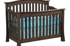 Our Addison custom crib comes with slatted sides all the way around. Feel free to ask us any questions you might have on how to do all the conversions.