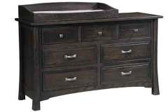 Here is the Addison dresser with the 7 drawers and the changing table box.