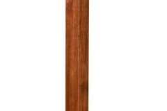 You get several hooks mounted on this 75" high custom hall tree that is shown in Sap Cherry wood with Michael's Cherry stain.