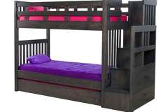 This is the same Kingston custom bunkbed with the stair case instead of the ladder.