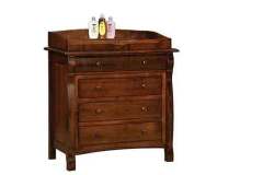 The changing table box and pad fit perfectly on top of all of our 4 drawer dressers.