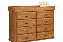 We also have an Amish made 8-drawer reversible chest as well. Lots and lots of storage is available for you with this one.