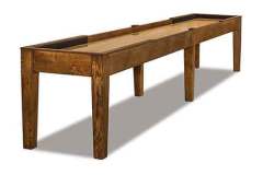 The Amish made Alpine Shuffleboard features 4X4 legs, solid wood frame and cabinet, and is sure to please all players. Shown in quartersawn white oak with saddle stain color.