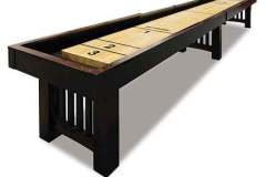 Complete your game room with our beautiful Amish crafted Mission Shuffleboard available in numerous different lengths.
