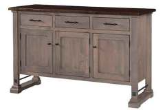 Whether is a buffet or a sideboard, it doesn't matter, they are basically the same. Our custom made Carla Elizabeth buffet is designed for serving and the sideboard is more designed for storage. Either way, they are both gorgeous pieces.