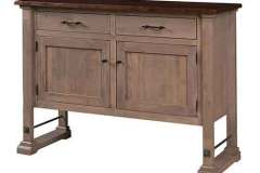 Don't need the entire hutch! Go with the custom Amish made Carla Elizabeth sideboard instead. Its still the same excellent quality as the hutch and won't look so big in your room.