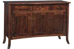 Here is the Amish made custom Fenton buffet. It is pretty much the same as the sideboard with the same name but generally a buffet is larger as its used for serving as well.