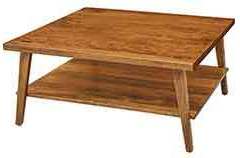 Here is our 38" x 38" Oak square coffee table.