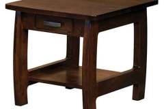 This beauty is the Grand Teton open end table. It is shown here in Brown Maple wood.