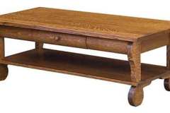 If you are looking for a well built custom coffee table the Hampton style will fit the bill. It can be custom designed to fit your needs.