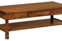 Our custom Heartland coffee table can be customized to fit your needs. It can be made with or without the drawer.