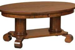 This Jefferson coffee table that is Amish built will look great in your home. Put it with the end table and the sofa table.