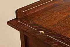 Check out the detailing of the inlay on this custom sideboard.