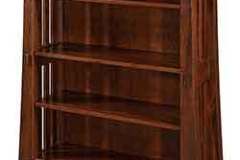 Here is our custom built 48" high bookcase with 3 adjustable shelves.