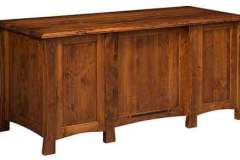LW-Amish-Custom-Office-Arts-Crafts-Wall-Desk-LA-322-WD-Back