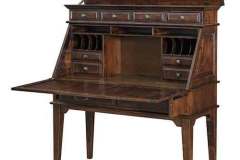 The custom made office desk with a lid instead of roll top is available. It resembles a large secretary desk.