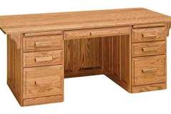 This desk even has raised panels in the kneehole area. It is Amish built to your specs.