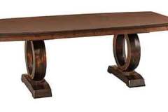 This Saratoga Conference table is custom built, 96" long in a solid top. Other sizes and stains can also be done.