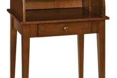 Check out the many features of the custom Amish built desk. It is shown in Cherry wood.