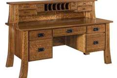 Executive Witmer Desk that is 60" wide. It can be made wider to suit your needs.