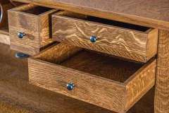 All of our Amish custom drawers feature dovetailed construction.  Can be crafted with full extension side or under mount drawer glides.