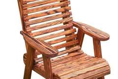 Don't need a glider? Then choose our custom Amish crafted Rollback Arm Chair. Its perfect for those long evening of setting on your porch, deck, or even in your yard.